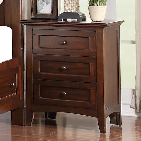 3-Drawer Nightstand